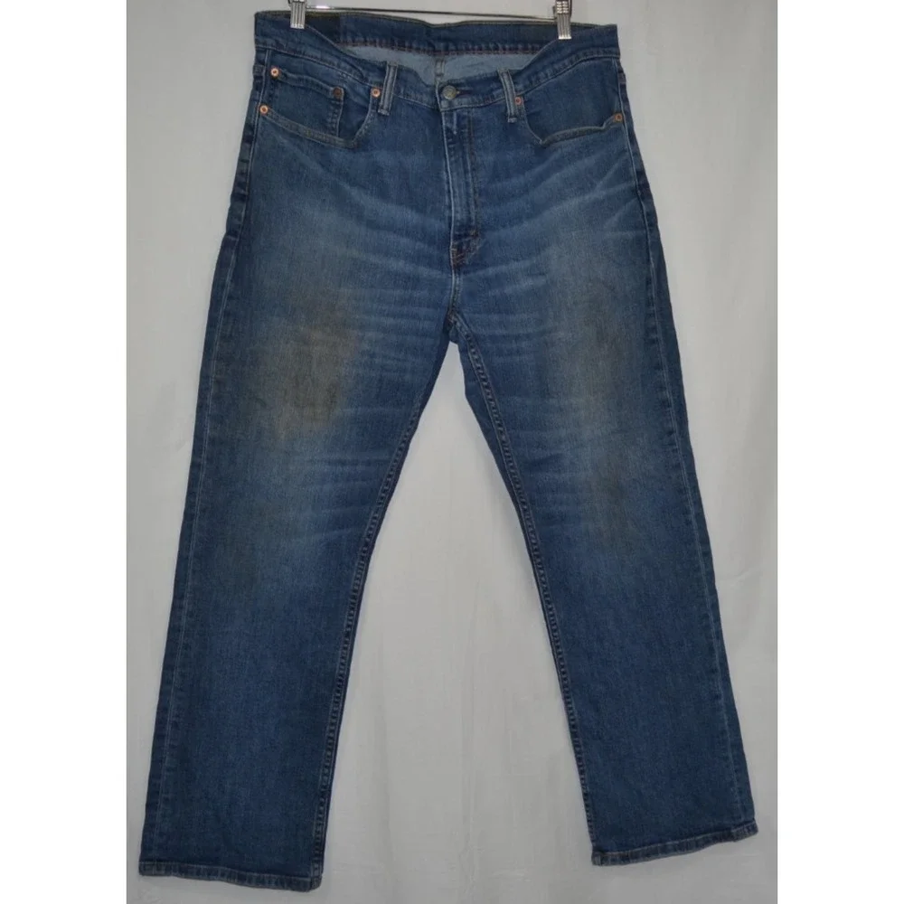 Levi's‎ Men's 559 Jeans Size 36x30 Distressed Relaxed Straight Fit